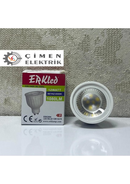 Erkled Erk 2094 GU10 Lensli Ampül 12W 6500K Beyaz Işık fiyatları