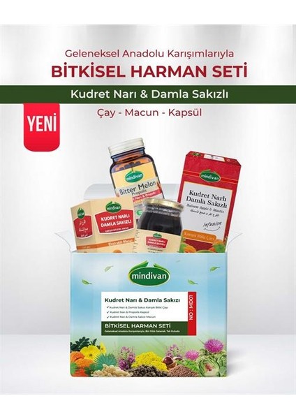 Kudret Narı & Damla Sakızı Bitkisel Harman Seti No: MD01 fiyatları