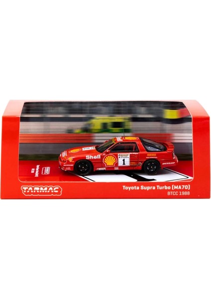 Tarmac Works 1/64 Toyota Supra Turbo (MA70) Btcc 1988 Chris Hodgetts modelleri