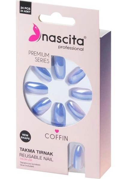 Nascita 24&apos;lü Coffin Renkli Takma Tırnak - 183