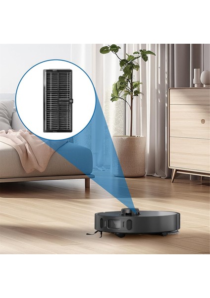 X30 Ultra / L10S Pro Robot Süpürge Yedek Parçaları Için Yıkanabilir ve Tekrar Kullanılabilir Filtre (Yurt Dışından) fiyatları
