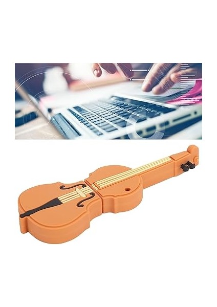 USB Flash Sürücü Keman Şekilli Müzik Severler Için, Taşınabilir USB Flash Sürücü, Veri ve Güzel Keman Şekilli Flash Sürücü, Müzik (64 Gb) modelleri