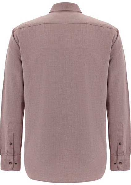 Uzun Kol Regular Fit Pamuk Düğmeli Yaka Oxford Gömlek fiyatları