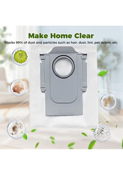 35A / Qr 598 798 Robot Süpürge Yedek Parçaları Verimli Temizlik Aksesuarları Için Vakumlu Toz Torbası (Yurt Dışından) modelleri