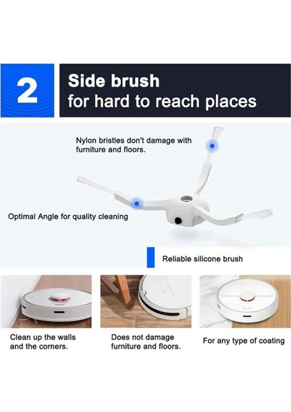 1 1s S5 S50 Max Robot Süpürge Aksesuarları Yedek Silindir Yan Fırça Filtresi (Yurt Dışından) modelleri