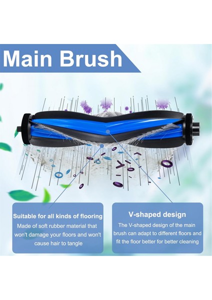 T50 OMNI/T50 Pro Omni Robot Süpürge Parçaları Için Yedek Aksesuar Seti (Yurt Dışından) modelleri