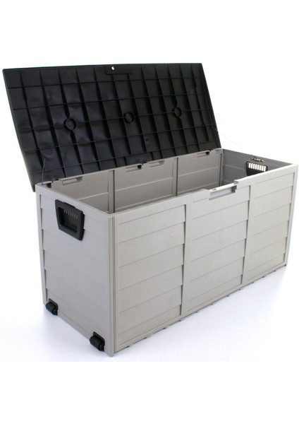 Tekerlekli Modern Bahçe Depolama Sandığı