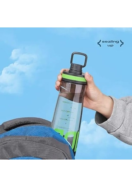 Home Sızdırmaz Çevirmeli Kapaklı Bpa Içermeyen Polikarbon Su Şişesi, Dayanıklı ve Hafif Mataralar, Spor ve Günlük Kullanım Için Ideal Suluk (Yeşil, 630 Ml) modelleri