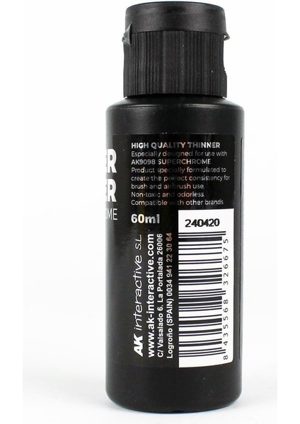 AK 9199 60 Süper Krom, Ayna Mürekkepi Tineri