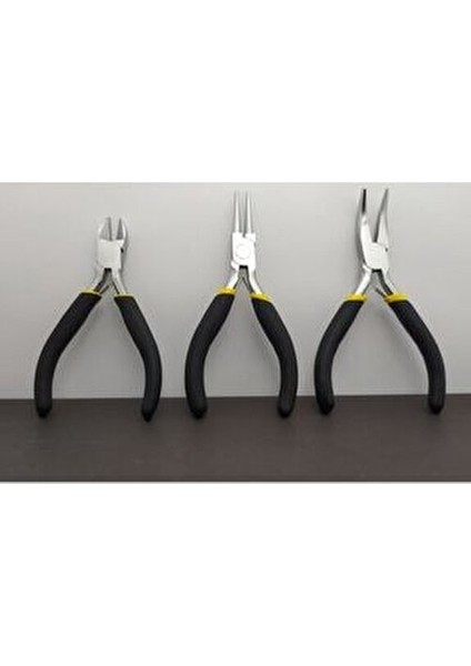 3 Lü Pense Seti Ergonomik Tasarımlı 4.5 İnç Çelik Uçlu 115 mm Dayanıklı Malzeme modelleri