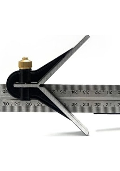 Terazili Ayarlı Gönye 300 mm Korozyona Dayanıklı Profesyonel Kalite fırsatları