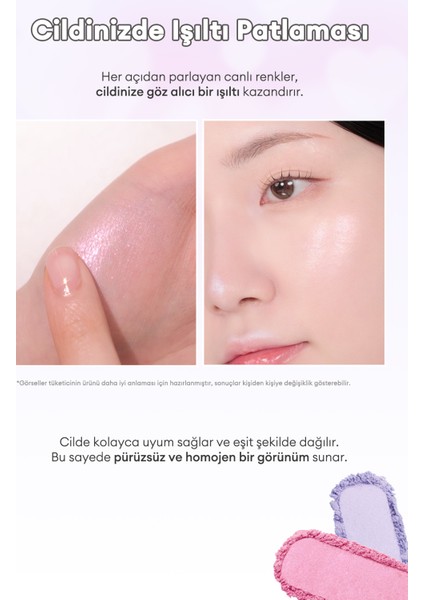 Iki Renkli, Kalp Tasarımlı, Yoğun Işıltılı Highlighter Perıpera Heart Pocketbeam (02 Cool Lighting) indirimleri