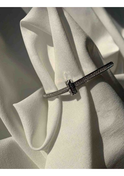 Silver Vip Model Zirkon Taş Kelepçe Bileklik fiyatları