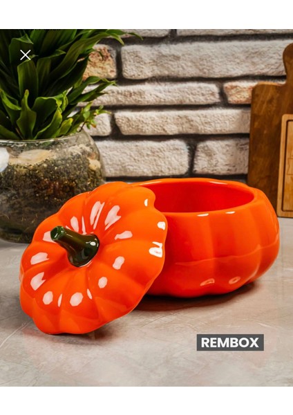 Dekoratif Büyük Boy Bal Kabağı Saklama Kabı - Baharatlık Şekerlik Obje modelleri