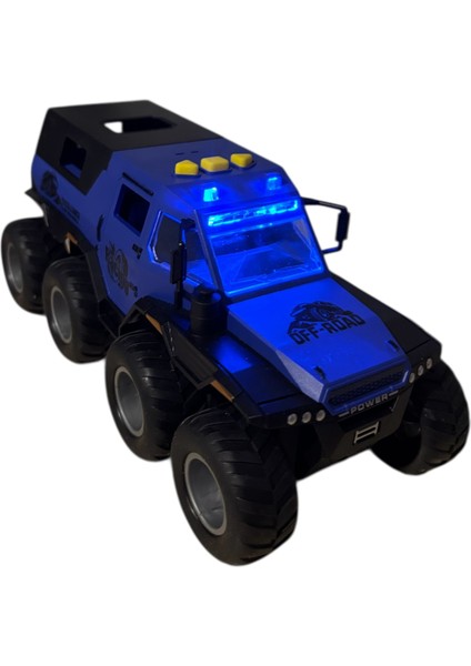 Oyuncak 8 Tekerlekli Kamyonet Model 1/24 Mavi Ses ve Işıklı fiyatları