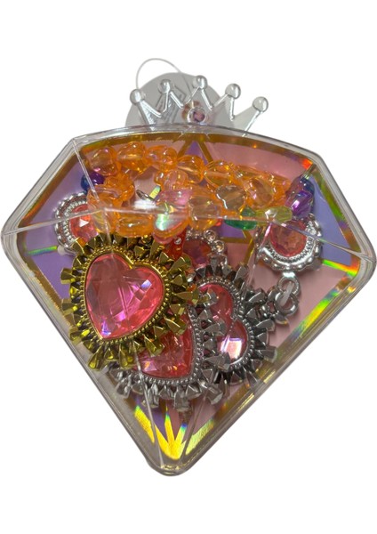 Prenses Elmas Kutusunda Takı Seti modelleri