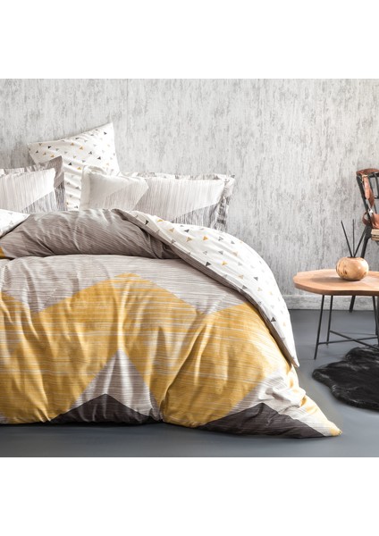 Aden Ranforce Tek Kişilik Nevresim Seti - Gri