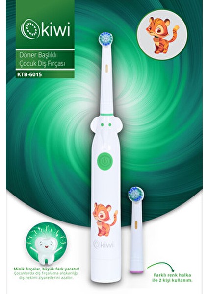 Pilli Çocuk Diş Fırçası U3 Su Geçirmez 3 Yaş Üstü Kullanıma Uygun fiyatları