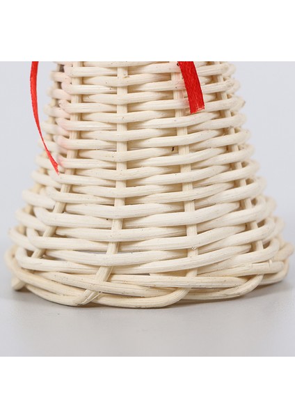 Mylamp Yılbaşı Dekoru Beyaz Kurdelalı Rattan Çan 10X7 cm fiyatları