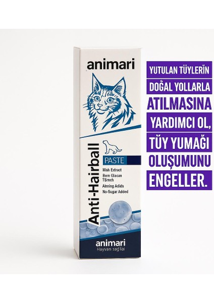 Anti-Hairball ( Kedi Tüy Yumağını Önleyici Macunu)