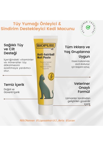 Anti-Hairbal (Kedi Tüy Yumağı Önleyici) modelleri