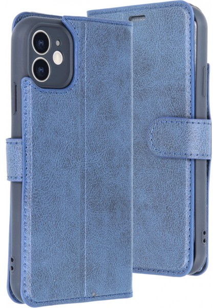 iPhone 11 Kılıf Trend S Plus Kapaklı Kılıf - Lacivert modelleri