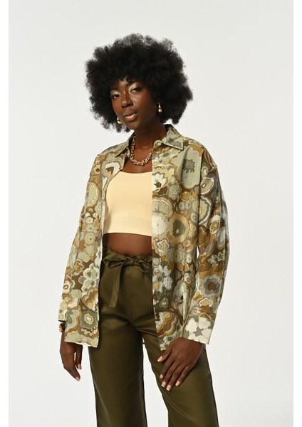 Kadın Desenli Gömlek