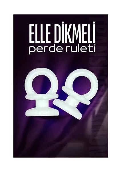 Bfs Elle Dikmeli Perde Düğmesi Perde Ruleti 38 Adet