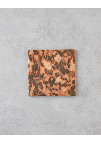 Leopura Kağıt 20'li Kağıt Peçete 33X33 cm Kahverengi