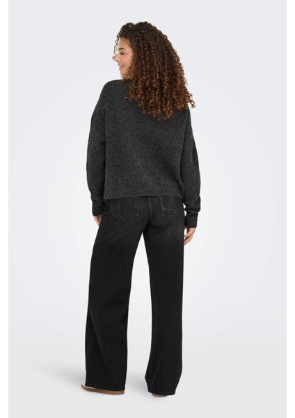 Onlrenata Yün Karışım Regular Fit Yıldız Desenli Kazak Bayan Kazak 15353062 fiyatları