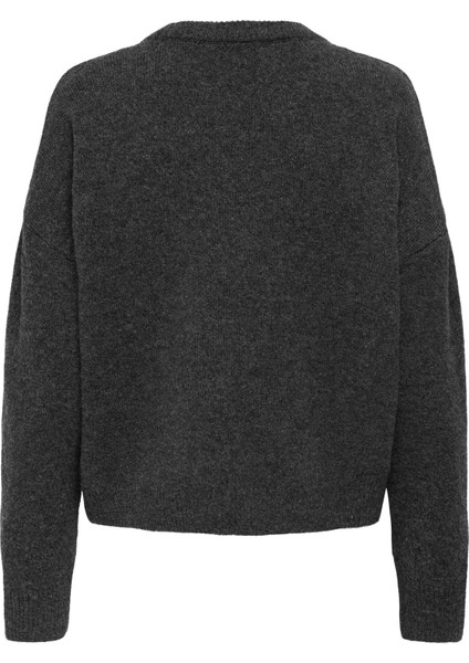 Onlrenata Yün Karışım Regular Fit Yıldız Desenli Kazak Bayan Kazak 15353062 fırsatları