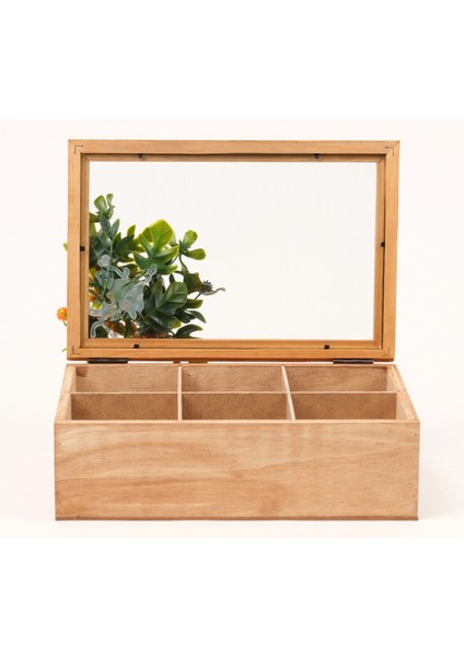 6 Bölmeli Çay Kutusu Limonlu fiyatları