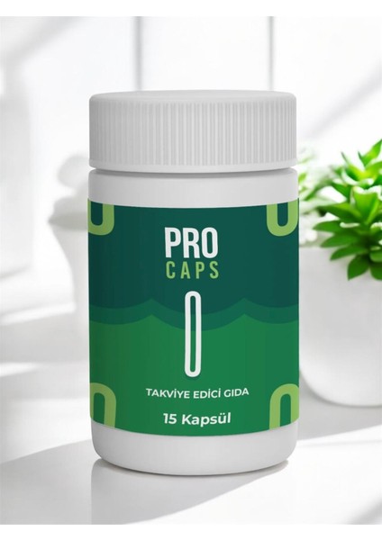 Caps 7 Kutu x 15 Kapsül Takviye Edici Gıda Procaps Detox Için Çay Hediyesiyle fiyatları