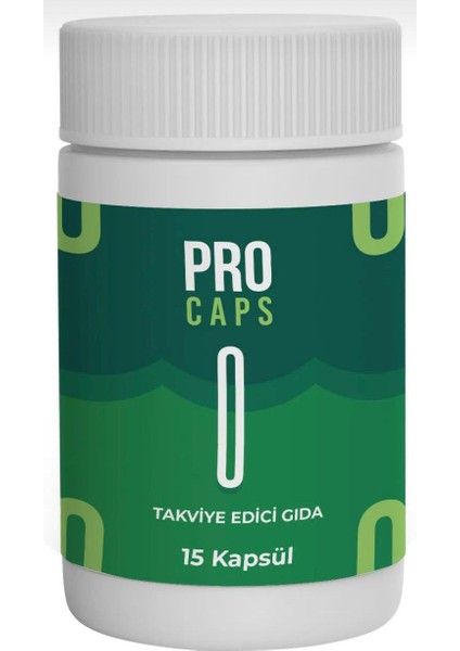 Caps 7 Kutu x 15 Kapsül Takviye Edici Gıda Procaps Detox Için Çay Hediyesiyle modelleri