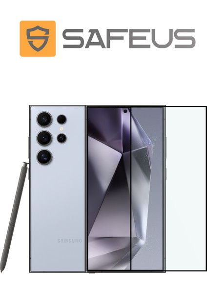 Samsung S24 Ultra Tam Kaplayan Parmak Izi Bırakmayan Safir Ekran Koruyucu Cam