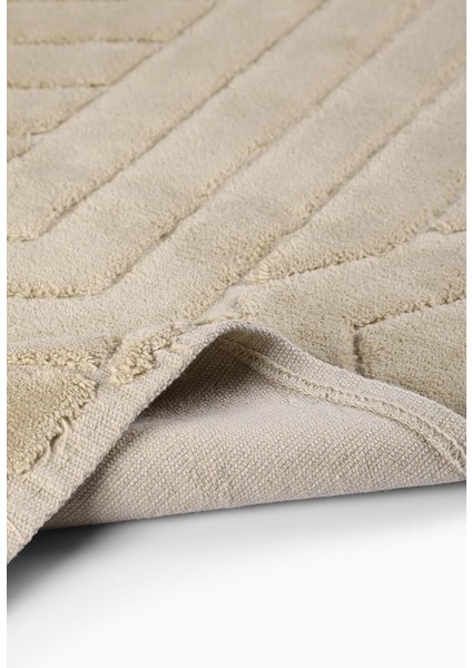 Way Doğal Pamuklu 2'li Banyo Paspas Seti 50X60+60X100 Beıge indirimleri