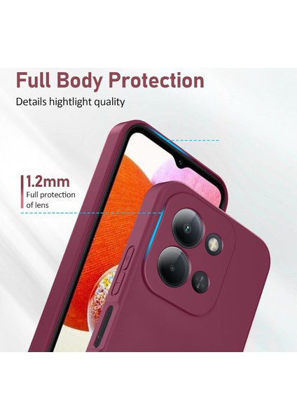 Xiaomi Redmi 15C Kılıf Kamera Korumalı Yumuşak Renkli Mat Silikon + 9h Ekran Koruyucu Cam 2in1 Set modelleri