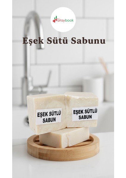 Doğal Eşek Sütü Sabunu 2 Adet El Yapımı