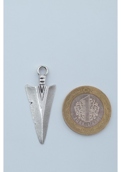 Ok Ucu Gümüş Kaplama Örme Zincir Kolye fırsatları