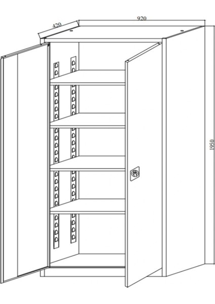 Çelik Dosya Dolabı Metal Dolap Ofis Dolapları Arşiv , Garaj , Bahçe , Kiler , Balkon indirimleri