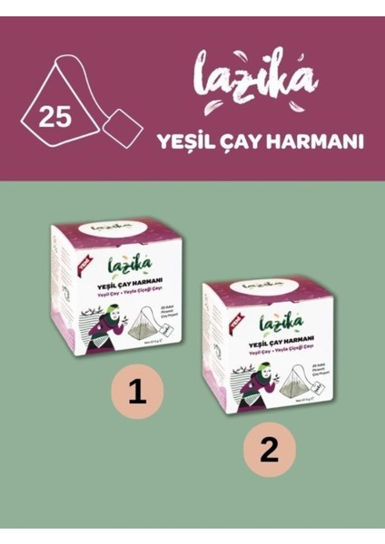 2'li Set) Yeşil Harman Yayla Çiçeği Çayı (2*37,5 G)- Antioksidan Kaynağı, Metabolizmayı Hızlandırır