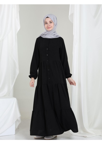 Elara Kız Çocuk Kadife Elbise Siyah indirimleri