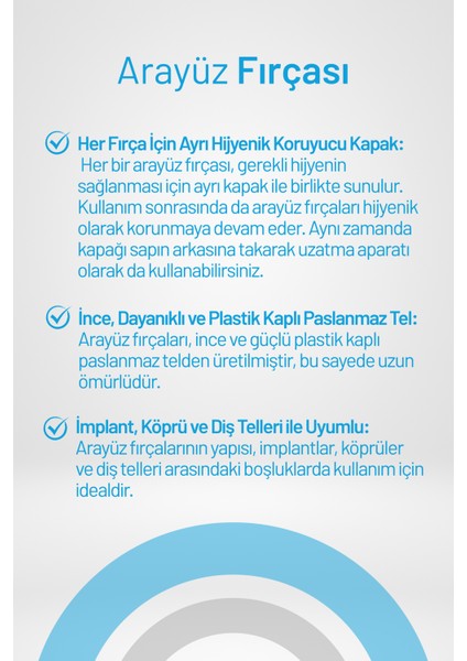 Arayüz Fırça Seti Turuncu 25'li fırsatları