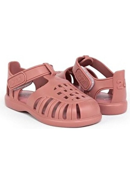 S10271 Tobby Solid Çocuk Gül Kurusu Sandalet