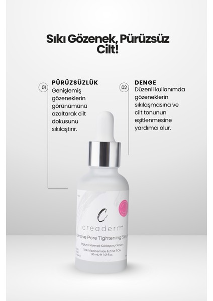 Yoğun Gözenek Sıkılaştırıcı Serum (10% Niacinamide & Zinc Pca) modelleri
