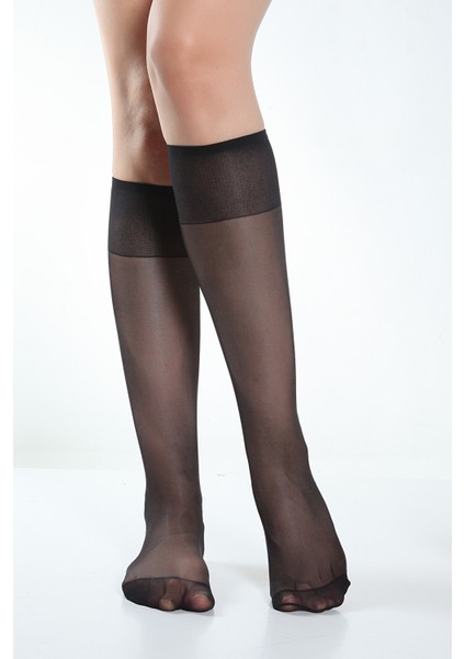 Likralı Dizaltı Çorap 5'li Paket modelleri