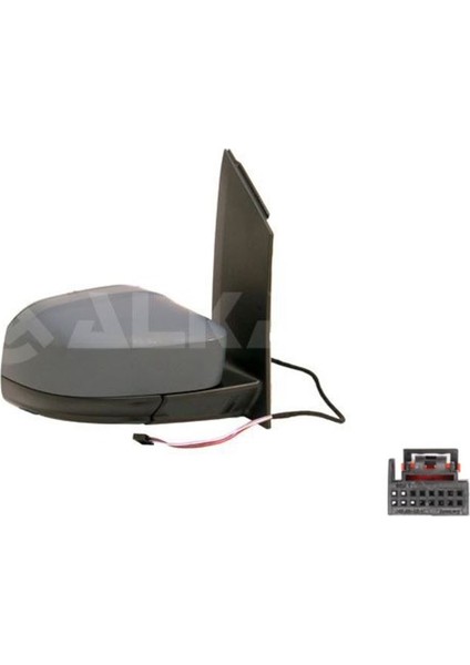 ALKAR-9244877 - Dıs Dıkız Aynası Sag Astarlı Katlanır Isıtmalı Elektrıklı 7 Pın Volkswagen Caddy 2015-2020