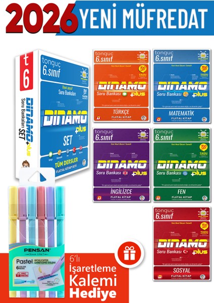 6. Sınıf Şampiyon Paket + Hediyeli