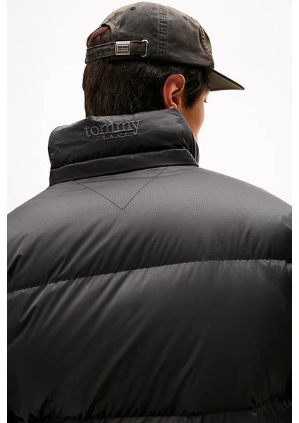 Erkek Alaska Relaxed Fit Çıkarılabilir Kapüşonlu Şişme Mont - Siyah indirimleri