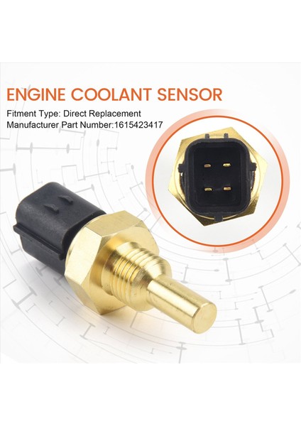 1615423417 Actyon 06-10 Için Soğutma Suyu Sıcaklık Sensörü Takımı (Yurt Dışından) indirimleri